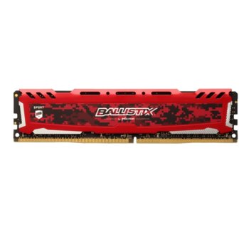 16GB DDR4 Ballistix Sport LT Red BLS16G4D30AESE