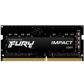 Памет 8GB DDR4 3200MHz, SO-DIMM, Kingston HyperX FURY Impact (KF432S20IB/8), 1.2V image
