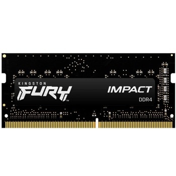 Памет 8GB DDR4 3200MT/s, SO-DIMM, Kingston HyperX FURY Impact (KF432S20IB/8), 1.2V | JAR Computers Kingston KF432S20IB/8