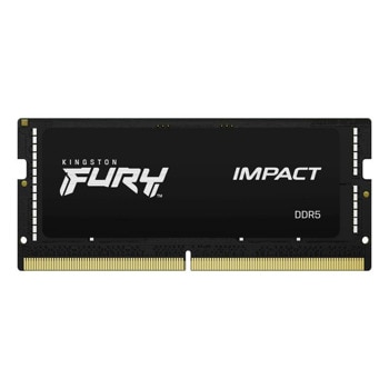 Памет 32GB DDR5, 4800MT/s, SO-DIMM, Kingston Fury Impact KF548S38IB-32, 1.1V | JAR Computers Kingston Fury Impact 32GB DDR5 4800MHz KF548S38IB-
