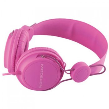 Слушалки Modecom MC-400 FRUITY, микрофон, розови | JAR Computers Слушалки Modecom MC-400 FRUITY