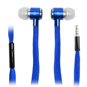 Слушалки Vakoss SK-251B, микрофон, тип "тапи", AUX, сини | JAR Computers Vakos SK-251B