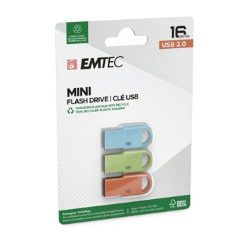 Emtec 16GB D250 Mini 2.0 ECMMD16GD25P3