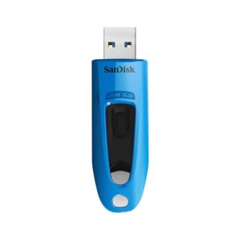 Памет 32GB USB Flash Drive, SanDisk Ultra Blue, USB 3.0, синя | JAR Computers SanDisk 32GB Ultra Blue USB 3.0
