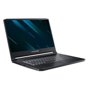 Лаптоп Acer Predator Triton 500 (NH.Q50EX.012), шестядрен Coffee Lake Intel Core i7-9750H 2.6/4.5 GHz, 15.6'' (39.62 cm) Full HD IPS & RTX 2060 6GB, (mDP), 16GB DDR4, 512GB SSD, 1x Thunderbolt 3, Windows 10, 2.10 kg | JAR Computers Acer Predator Triton 500