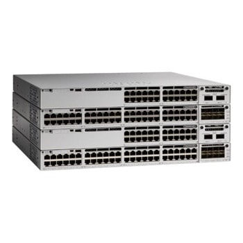 Суич Cisco Catalyst 9300L C9300L-24T-4G-E, 1000Mbps, 24x 10/100/1000 + 4x Gigabit SFP (uplink) | JAR Computers Cisco Catalyst 9300L C9300L-24T-4G-E