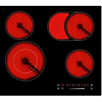 Плот за вграждане Arielli ACH-664T, 4 нагревателни зони, индикатор за остатъчна топлина, сензорно управление, черен | JAR Computers ARIELLI MG16990 ACH-664T