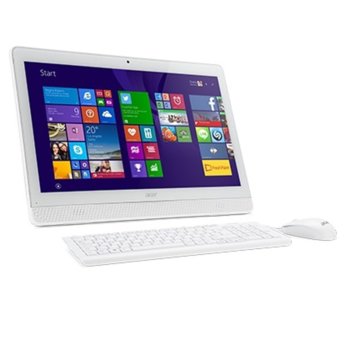 Настолен компютър 19.5" (49.53 cm) Acer Aspire Z1-611 (DQ.SZ2EX.002), HD LED Display (HDMI), четири-ядрен Celeron J1900 2.0/2.41GHz, 4GB DDR3 RAM, 1TB HDD, клавиатура & мишка, Windows 8.1, 2г. | JAR Computers Acer Aspire Z1-611 DQ.SZ2EX.002