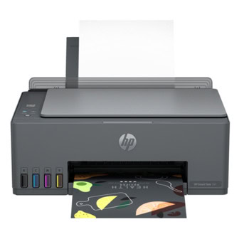Мултифункционално мастиленоструйно устройство HP Smart Tank 581, цветен, принтер/копир/скенер, 4800 x 1200 dpi, 12 стр/мин, Wi-Fi, USB, A4 | JAR Computers HP Smart Tank 581 4A8D4A