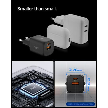 spigen essential 35w ee352eu черен | JAR Computers spigen essential 35w ee352eu черен