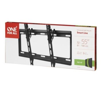Стойка за телевизор One For All WM2421 TILT, за екранит от 32" до 55", VESA до 400 x 400, до 80кг, наклон до 15° | JAR Computers Стойка за телевизор OFA WM2421 TILT