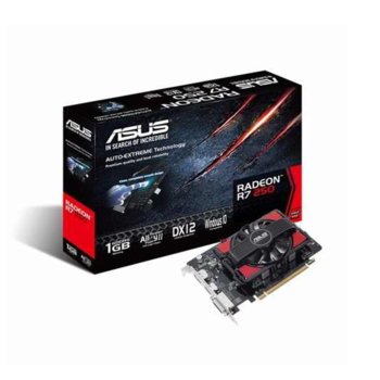 Видео карта Radeon R7 250, 1GB, Asus R7250-1GD5-V2, PCI-E 3.0, GDDR5, 128-bit, Display Port, HDMI, DVI | JAR Computers ASUS R7 250 1GD5 V2