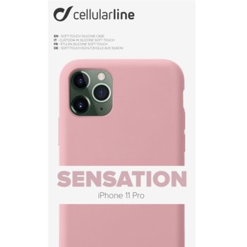 Cellular Line Sensation за iPhone 11 Pro, Розов