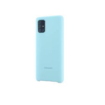 Samsung A71 Silicone Cover Blue