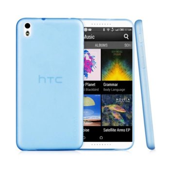 Ultra-Slim Case for HTC Desire 816 blue