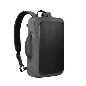 Раница за лаптоп XD Design Bobby Bizz 2.0, до 16" (40.64 cm), RFID защитени джобове, скрити ципове, сива | JAR Computers Раница XD Design Bobby Bizz 2.0 Grey P705.922