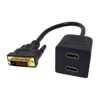 DVI to 2x HDMI Multiplier Roline 14.99.3510
