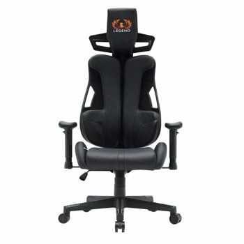 Геймърски стол RFG One Legend, до 150kg, Class 4 газов амортисьор, лумбална опора, черен | JAR Computers RFG One Legend