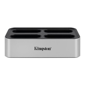 Докинг станция за четци на карти Kingston WFS-U, USB C, поддържа до 4x Kingston WFS-SD/WFS-SDC четци за карти, сив | JAR Computers Kingston WFS-U