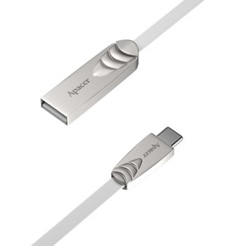 Apacer DC112 Silver - USB-C to USB 2.0