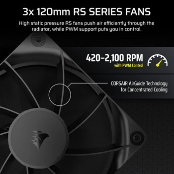 Corsair Nautilus 360 RS LCD Black CW-9061033-WW