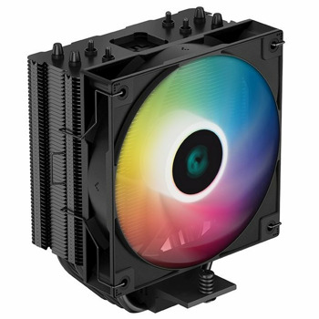 Охлаждане за процесор DeepCool AG400 BK ARGB, съвместимост със сокети Intel LGA 1700/1200/1151/1150/1155 & AMD AM5/AM4 | JAR Computers DeepCool AG400 ARGB BK R-AG400-BKANMC-G-2