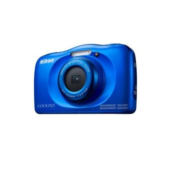 Nikon Coolpix W100 Blue + bag