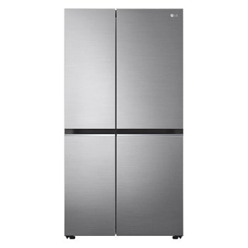 Хладилник с фризер LG GSBV70PZTM, клас F, 655 л. общ обем, свободностоящ, 420 kWh/годишно, LED осветление, Total No Frost, Door Cooling⁺, Uvnano™ Технология, инокс image