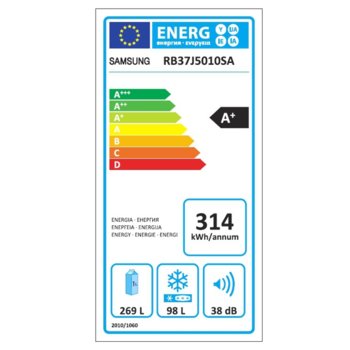 Samsung RB37J5010SA, Inox