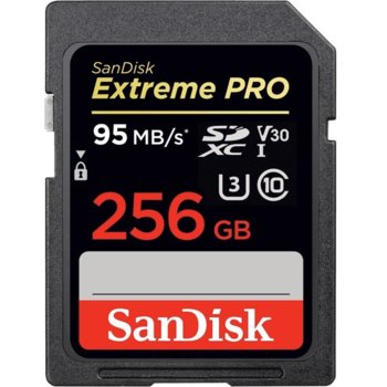 256GB SanDisk Extreme PRO SDXC SDSDXXG-256G-GN4IN