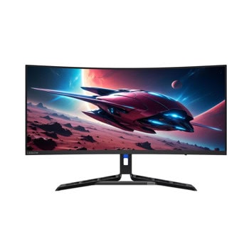 Монитор Lenovo R34W-30 Curved (67C7GACBEU), 34"(86.36cm) VA панел, WQHD, 1ms, 350cd/m2, DisplayPort, HDMI | JAR Computers Монитор Lenovo R34W-30(67C7GACBEU)