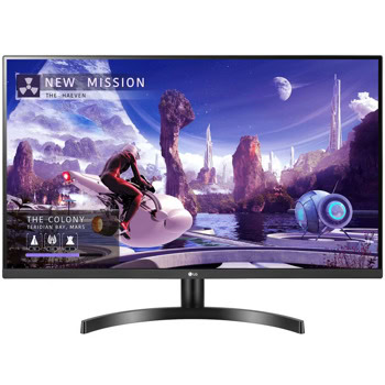 Монитор LG 32QN600P-B, 31.5" (80.01cm) IPS панел, 75Hz, QHD, 5ms, 350cd/m2, DisplayPort, HDMI | JAR Computers LG 32QN600P-B