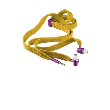 Труст Lace In-ear Headphone mustard yellow 19281