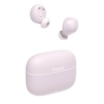 Слушалки Hama Freedom Buddy II, безжични, Bluetooth, микрофон, до 16 часа време на работа, управление с гласови асистенти Google и Siri, розови | JAR Computers Hama Freedom Buddy II Pink 221761