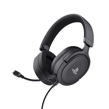 Слушалки Trust GXT 498 Forta, микрофон, 50mm неодимови драйвери, омнидиректен микорофон, 3.5mm жак, черни | JAR Computers Слушалки Trust GXT 498 Forta черни