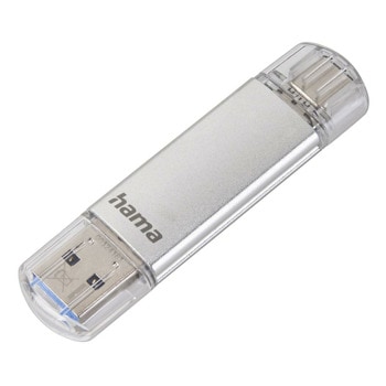 Памет 32GB USB Flash Drive, Hama C-Laeta, USB 3.1 Type-A/C, сребриста | JAR Computers Памет 32GB USB Flash Drive Hama C-Laeta