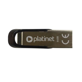Памет 64GB USB Flash Drive, Platinet S-Depo PMFMS64, USB 2.0, бронз | JAR Computers Platinet S-Depo Pendrive USB 2.0 64GB PMFMS64