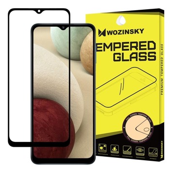 Протектор от закалено стъкло /Tempered Glass/, Wozinsky 3D Tempered Glass, за Samsung Galaxy A12/M12, черен | JAR Computers Wozinsky 3D Tempered Glass Galaxy A12 black