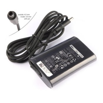 Захранване (оригинално) за лаптопи Dell, 19.5V/2.31A/45W, (4.5x3.0) | JAR Computers Оригинално зарядно за лаптоп Dell 19.5V 2.31A 45W