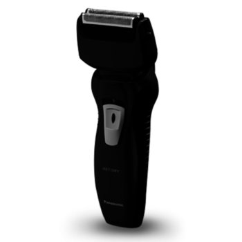 Самобръсначка Panasonic ES-RW31-K503, за влажно или сухо бръснене, безжична, изскачаща подстригваща приставка, 30°нано-полирано вътрешно острие, въртяща се глава, черна | JAR Computers Самобръсначка Panasonic ES-RW31-K503