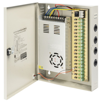 Захранващ блок 348, импулсен, 360W, 12V, 30A, 18 изхода, метална кутия | JAR Computers No brand 12V/30A 18 Изхода Метална кутия Сив - 348