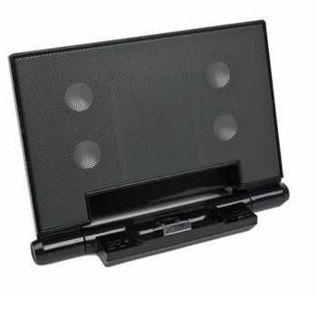 Тонколона Gembird SPK320i, 1.0, 3W, докинг станция за iPhone и iPod, черна, преносима, захранване от контакт или батерии | JAR Computers Gembird SPK320i