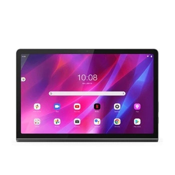 Таблет Lenovo Yoga Tab 11 (сив), 4G LTE, 11" (27.94 cm) IPS Dolby Vision дисплей, осемядрен MediaTek Helio G90T 2.05GHz, 4GB LPDDR4x, 128GB Flash памет (+ microSD слот), 8.0 & 8.0 Mpix, Android image