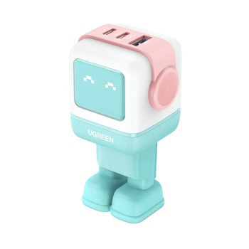 Зарядно устройство Ugreen CD361, от контакт към 2x USB-C(ж), 1x USB-A(ж), многоцветно, QC4+, 65W | JAR Computers Ugreen CD361 35855