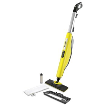 Парочистачка Karcher SC 3 Upright EasyFix, вертикална, 1600 W, 0.5л. капацитет на резервоара, Регулиране на количеството пара, три настройки на парата в зависимост от вида на настилката, аксесoари, жълта | JAR Computers Karcher SC 3 Upright EasyFix 1.513-300.0