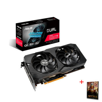 Видео карта AMD Radeon RX 5500 XT с подарък игра Godfall, 8GB, Asus EVO OC Edition, PCI-E, GDDR6, 128bit, HDMI, DisplayPort | JAR Computers Asus Radeon RX 5500XT EVO OC Edition 8GB GDDR6 EVO
