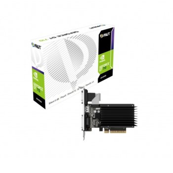 Palit GeForce GT 710 2GB NEAT7100HD46 разопакован