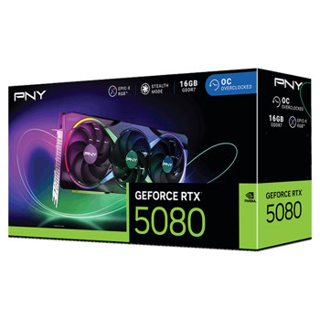 PNY GeForce RTX 5080 ARGB EPIC-X RGB OC VCG508016