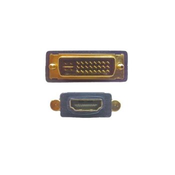 Преходник DVI-I(м) към HDMI(ж) | JAR Computers Roline DVI-I (Dual-Link)(м) към HDMI(ж)