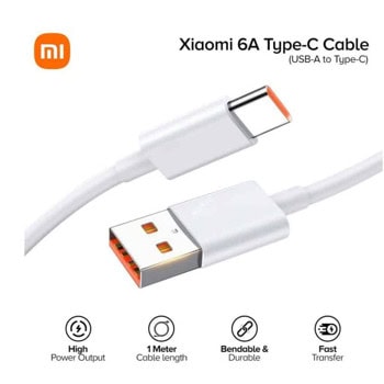 Кабел Xiaomi BHR6032GL USB-A към USB-C